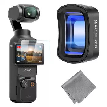 Objetiva anamórfica 1.2x filtro magnético K&F Concept para DJI Osmo Pocket 3 (KF01.2700)