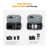 Mala de câmara sling K&F Concept para DSLR drone gimbal, roxo, KF13.179V7