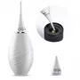 Soprador de Ar 2-em-1 K&F Concept com Escova Extensível para Limpeza de Objetivas, Sensores e Óticas de Câmara - Branco (KF08.048)