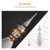 Soprador de Ar 2-em-1 K&F Concept com Escova Extensível para Limpeza de Objetivas, Sensores e Óticas de Câmara - Branco (KF08.048)