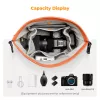 Bolsa Sling Crossbody 5L K&F Concept Laranja para Câmara e Smartphone