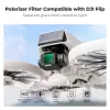 Filtro de Polarização Circular Nano-X 8K Ultra HD K&F Concept para Drone DJI Flip (KF01.3080)