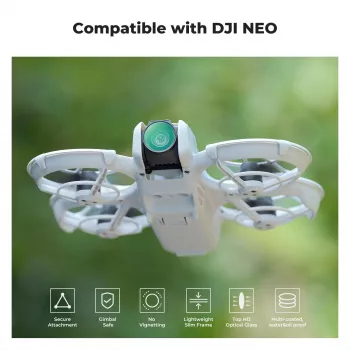 Filtro de Polarização Circular Nano-X 8K Ultra HD K&F Concept para DJI Neo / KF01.2828