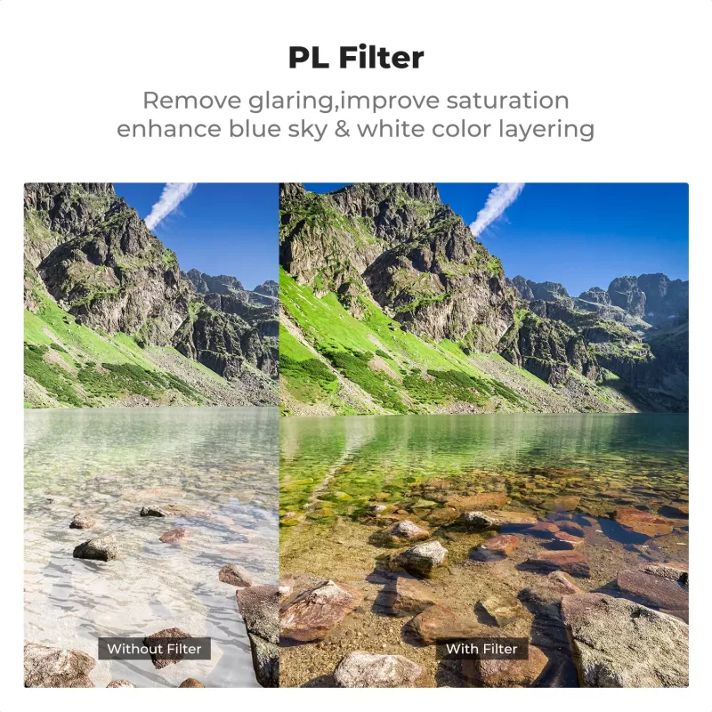 Filtro de Polarização Circular Nano-X 8K Ultra HD K&F Concept para DJI Neo / KF01.2828