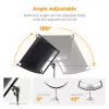Refletor Curvo em U 4 em 1 K&F Concept 180x60cm com Tripé de Iluminação e Bolsa de Transporte