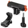 Suporte Magnético de Libertação Rápida KF para GoPro e Parafuso de 1/4 de Polegada, para Insta360 Go Ultra, Preto