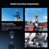 KF Protective Frame Mount Cage com 2x rosca de 1/4 de polegada 20 e suporte GoPro para Insta360 X5 / Kf31.182