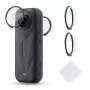 K&F Concept Pack de 2 protetores de lente em vidro temperado para Insta360 X5 KF31.185