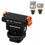 Suporte magnético de troca rápida para DJI Osmo Action 6 / Nano / rosca de 1/4 de polegada + ISO / Kf12.0035