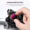 Filtro ND variável KF ND32-ND512 para drone DJI Mini 5 Pro, vidro AGC, KF02.0004