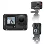 KF gaiola de câmara com suporte de moldura para DJI Osmo Action 6, metal, preto, KF12.0026