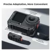 KF gaiola de câmara com suporte de moldura para DJI Osmo Action 6, metal, preto, KF12.0026