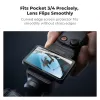 Pacote de 2 películas de proteção de ecrã de vidro temperado HD 9H KF para DJI Osmo Pocket 3 / Pocket 4