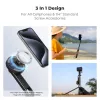 Pau de selfie com tripé K&F Concept X97-C 180 cm com suporte magnético MagSafe e disparador remoto Bluetooth (preto)