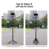 Pau de selfie com tripé K&F Concept X97-C 180 cm com suporte magnético MagSafe e disparador remoto Bluetooth (preto)