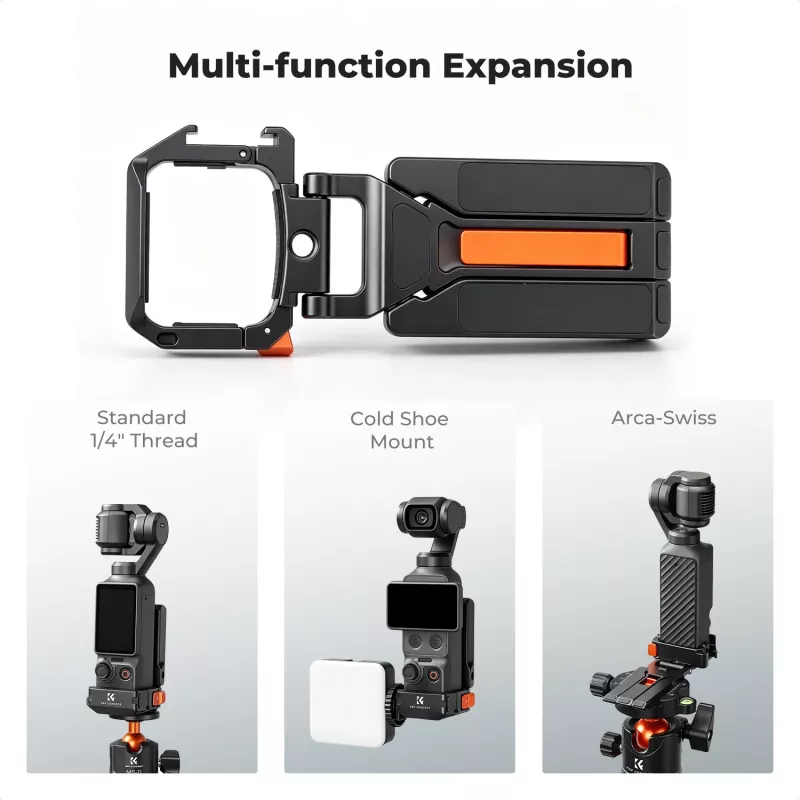 KF KF20.0022 Caixa magnética e suporte para tripé para DJI Osmo Pocket 3 / 4