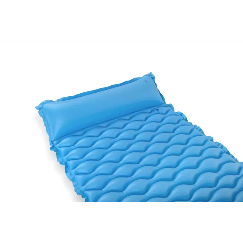 Colchão insuflável Bestway 213 x 86 cm Pavillo Roll & Relax individual azul-escuro/cinzento