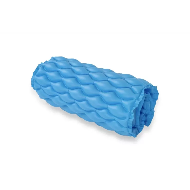 Colchão insuflável Bestway 213 x 86 cm Pavillo Roll & Relax individual azul-escuro/cinzento
