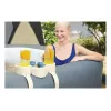 Suporte para copos Bestway Flowclear para piscina pack de 2 cinzento/azul