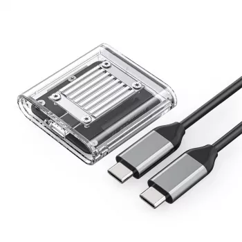 Orico TC20-M2-10G Caixa SSD M.2 NVMe USB-C 3.2 - transparente