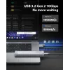ORICO AXM2-G2 Caixa M.2 NVMe USB-C 10Gbps - cinzento