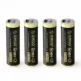 ORICO Ener-G EG5C Pilha AA LiPo recarregável 1,5 V 2100 mWh com cabo de carregamento USB-C, pack de 4