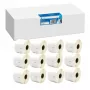 12x G&G Etiquetas 32mm x 57mm Preto sobre Branco Compatível com Dymo 11354 / S0722540