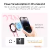 KF Suporte de telemóvel magnético 3-em-1 Tripé Pega Suporte de mesa para iPhone MagSafe Rosa