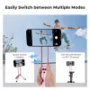 KF Suporte de telemóvel magnético 3-em-1 Tripé Pega Suporte de mesa para iPhone MagSafe Rosa