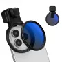 Filtro CPL Polarizador Circular KF 58mm Clip-On para Smartphone KF15.0024