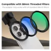 Filtro ND Variável K&F Concept ND2-ND32 58mm Clip-On para Smartphone