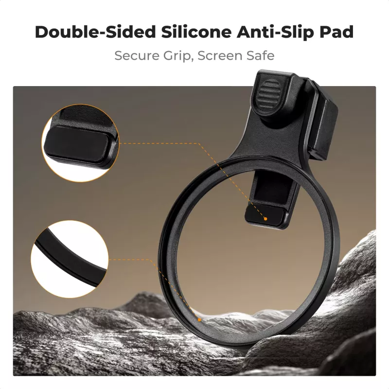 Clipe de Filtro para Smartphone K&F Concept 67mm Preto