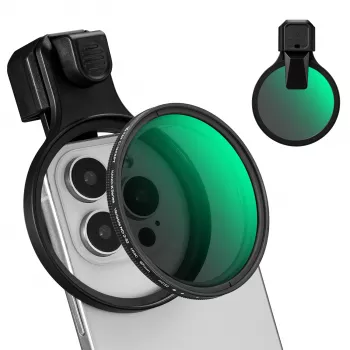 Filtro ND Variável K&F Concept KF15.0026 ND2-ND32 67mm Clip-On para Smartphone