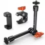 Braço Mágico Super Clamp 1/4 3/8 Clamp 15-55mm Suporte para Telefone Kf31.131s2