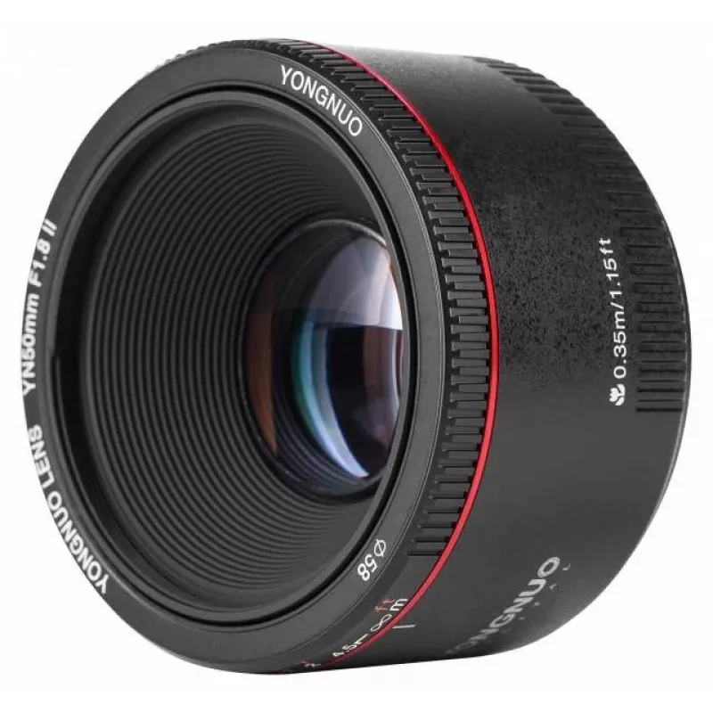 Objetiva Yongnuo YN 50mm f/1.8 II para Canon EF
