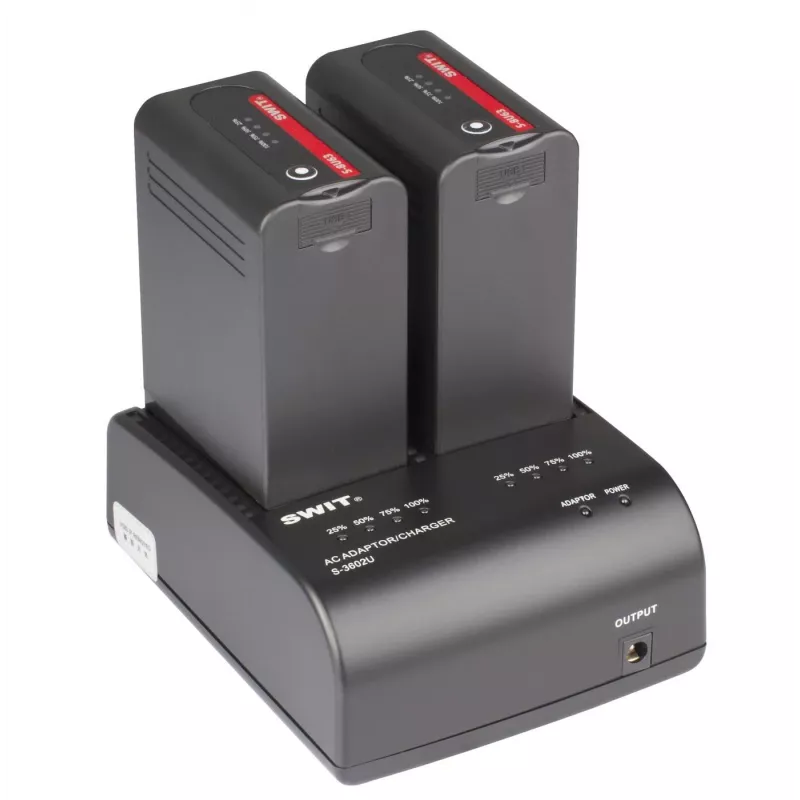 SWIT S-3602U carregador de baterias de iões de lítio