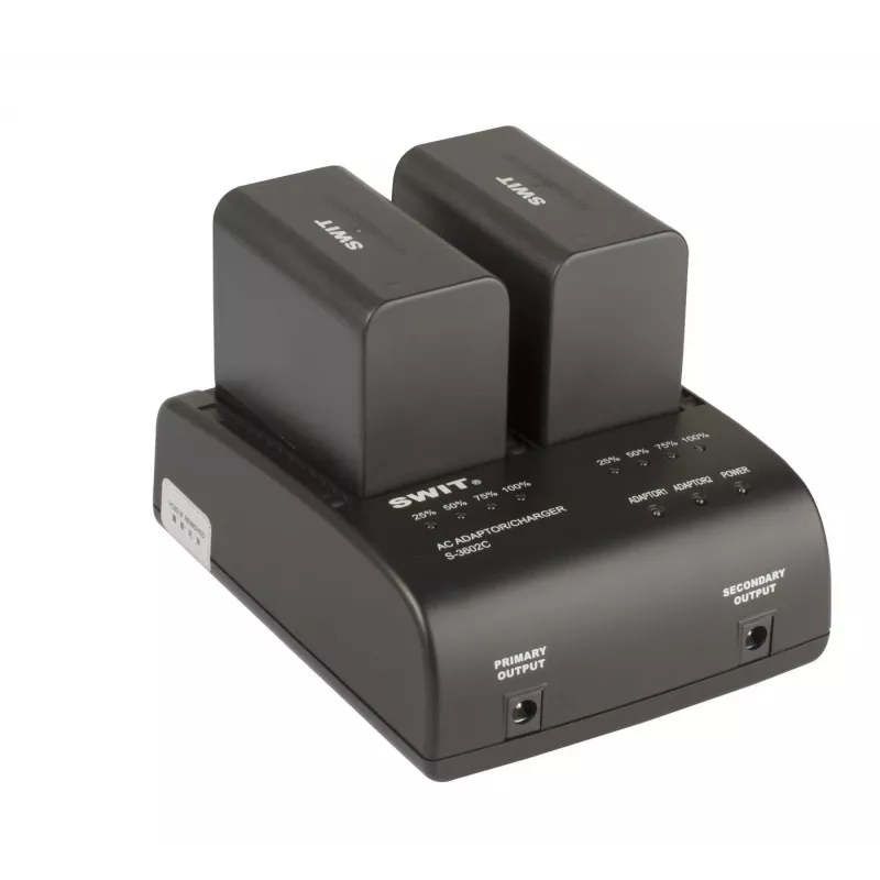 SWIT S-3602C carregador de dois canais para baterias Li-Ion