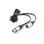 SWIT ELECTRONICS S-7102 Cabo de alimentação DC XLR de 4 pinos 3m para equipamentos profissionais de vídeo e radiodifusão