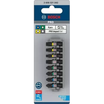 Bosch PRO Conjunto de bits de impacto 8 peças (2608521U62)