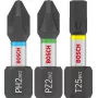 Bosch Conjunto de bits de aparafusar PRO Impact PH2 PZ2 T20 T25 T30 x5 25 peças (2608521U63)