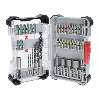 Conjunto de brocas e bits Bosch Extra Hard and PRO Wood 35 peças (2607017730)