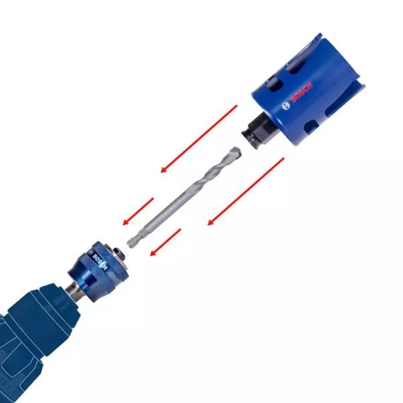 Bosch 2608902035 Adaptador de serra copo Power Change Plus haste sextavada 11 mm 1 unid.