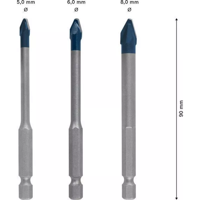 Bosch 2608902312 Broca HardCeramic 6 mm Expert HEX-9