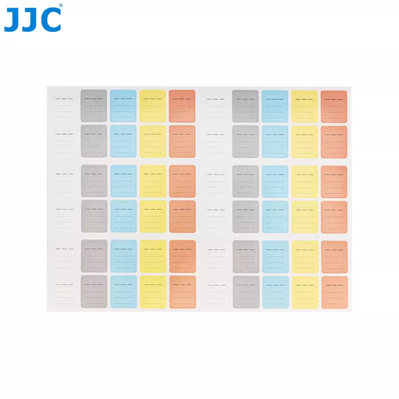 JJC 120x Etiquetas Autocolantes para Cartões de Memória SD MicroSD CF XQD