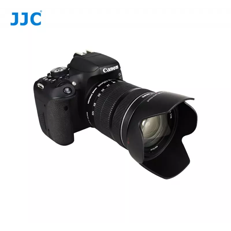 JJC Para-Sol para Canon EW-73B - Forma de Tulipa Encaixe de Baioneta - Preto