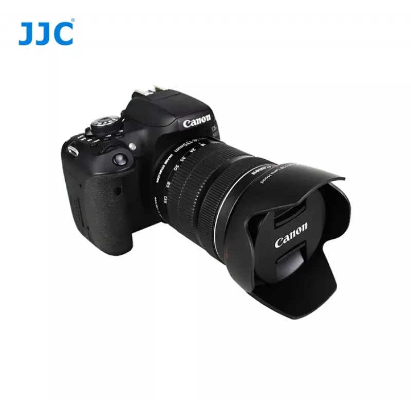 JJC Para-Sol para Canon EW-73B - Forma de Tulipa Encaixe de Baioneta - Preto
