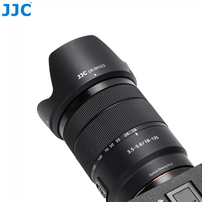 JJC ALC-SH153 Para-sol tipo tulipa para Sony E 18-135mm F/3.5-5.6 OSS