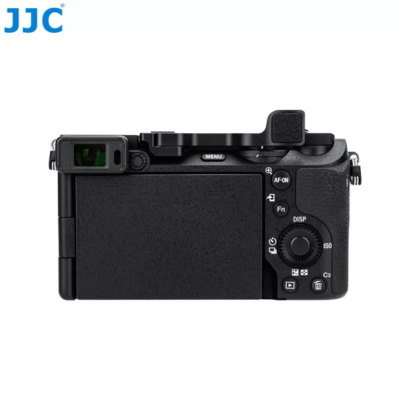 JJC TA-A6700 Apoio para o polegar para câmara Sony A6700 – liga de alumínio, montagem em sapata de flash, apoio para o polegar