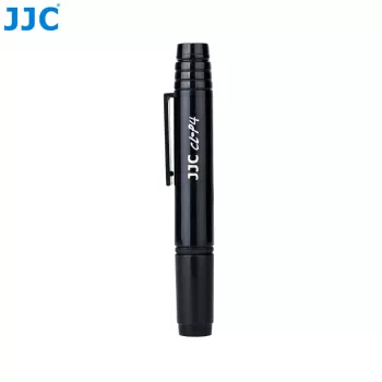 JJC Caneta de limpeza de lentes com ponta de carbono e escova retrátil para objetivas de câmara