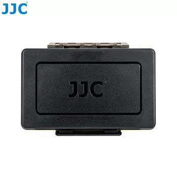 JJC Estojo rígido de armazenamento para Insta360 X4/X3 – organizador de baterias e cartões de memória (preto)